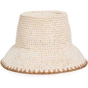 Madewell Whipstitched Straw Bucket Hat Evaluate