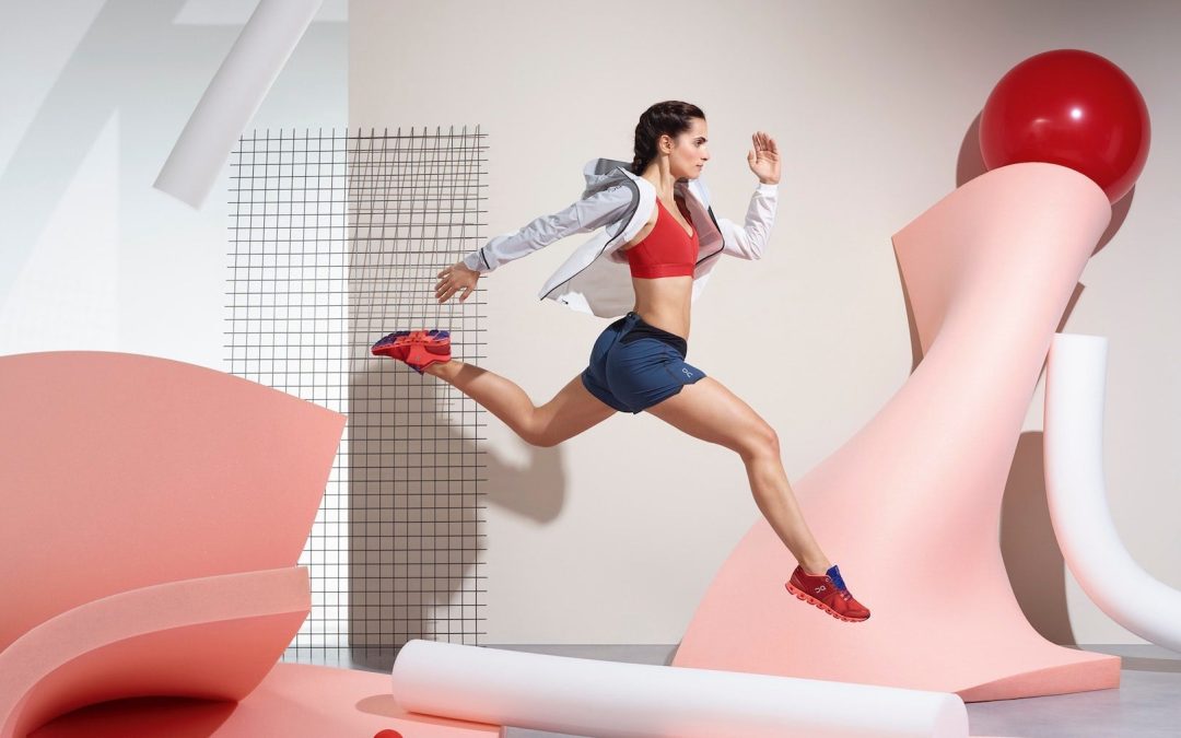 Sneaker Model On Arrives at Olympics Reveling in Position of Upstart