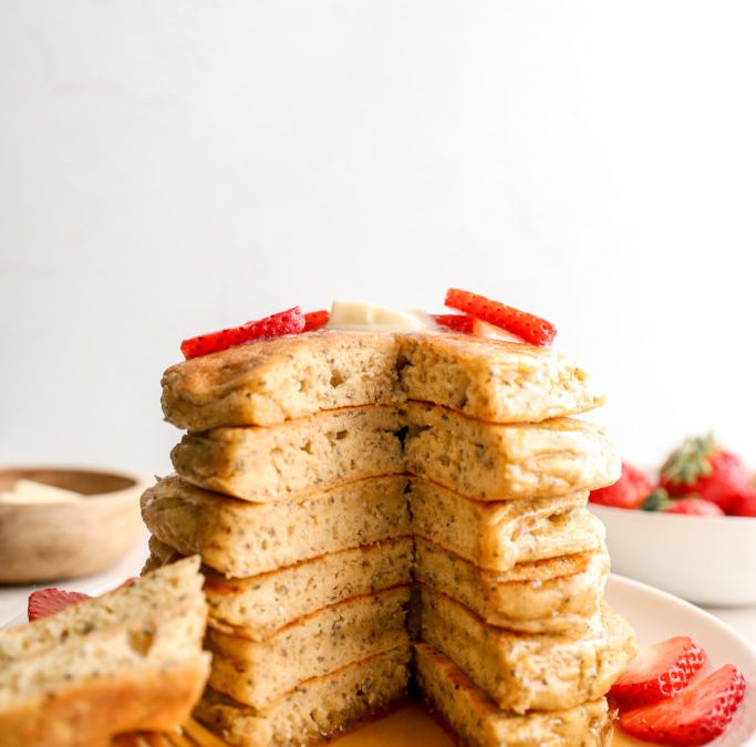 Einkorn Flour Greek Yogurt Pancakes