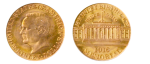 A 1916 Gold Coin Honoring McKinley, Our Nation’s twenty fifth President