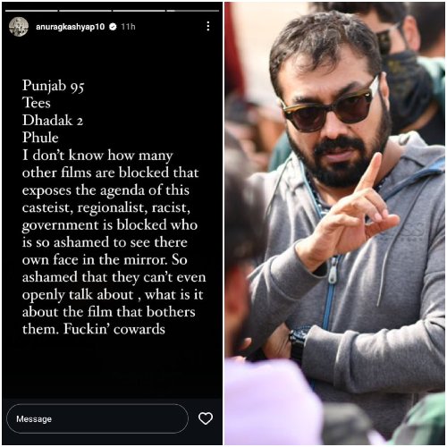 Anurag Kashyap slams censorship over launch of 90, Punjab 95, Tees, Dhadak 2 and Phule: ‘Aap ki kyon sulag rahi hai’