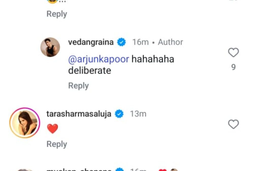 Simply boys’ issues: Vedang Raina’s London trip dump will get hilarious response from rumored GF Khushi’s brother Arjun Kapoor
