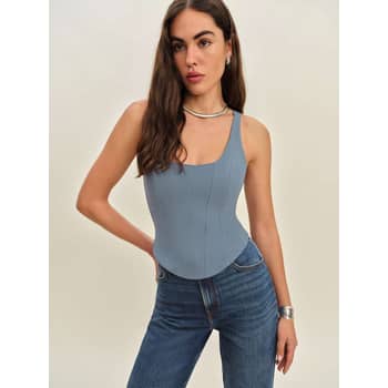 The place to Purchase Taylor Swift’s Blue Reformation Corset Prime