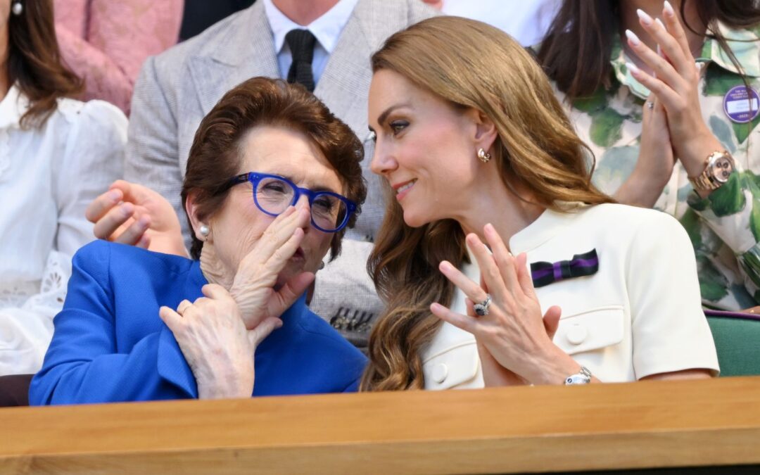 Kate Middleton Braves Summer Heat To Attend Wimbledon