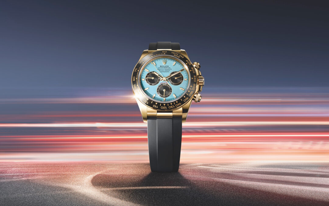 Russell Crowe wears Rolex Daytona with “Tiffany” Blue Dial at 2025 Wimbledon