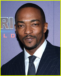 Anthony Mackie Spotted Kissing Mystery Woman In London