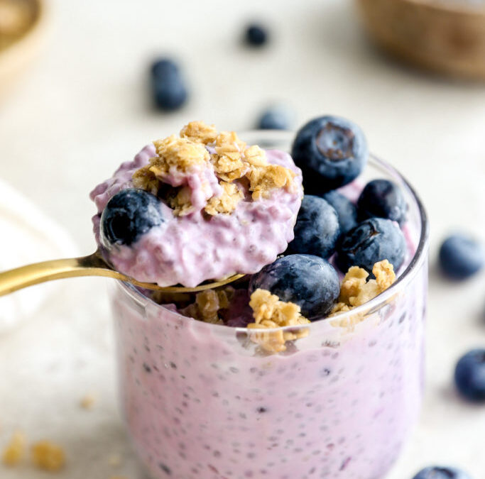 Blueberry Chia Pudding – Peanut Butter Fingers