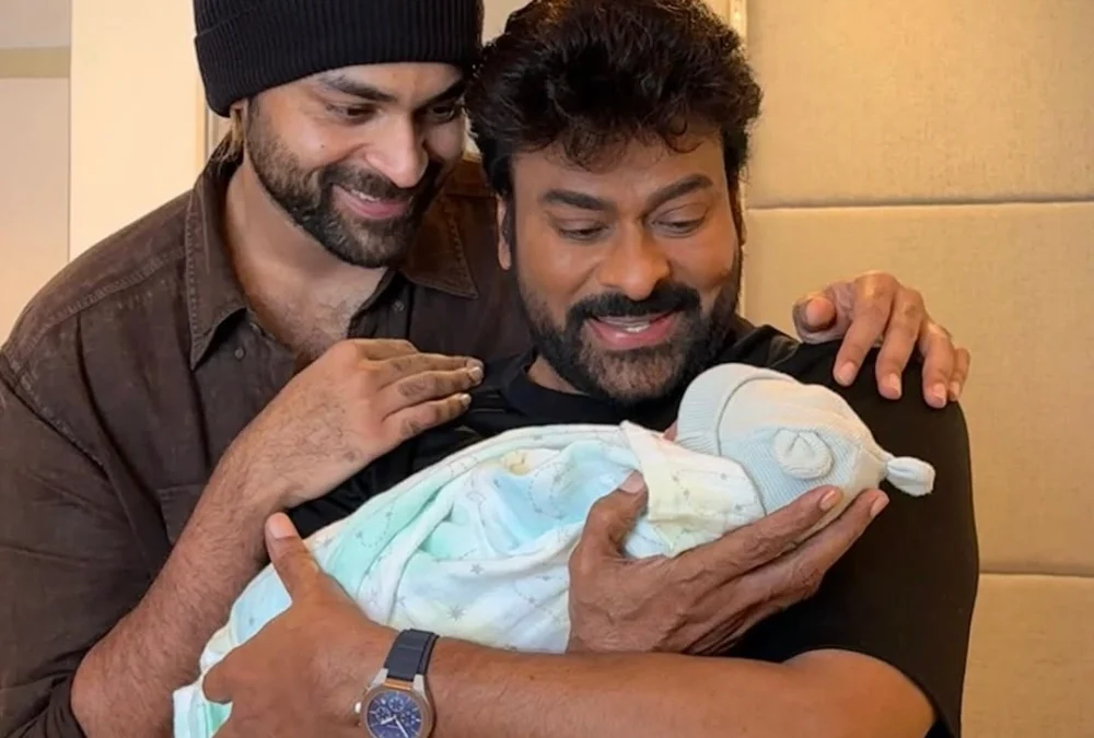 ‘Hearty welcome to new child child boy in Konidela household’: Chiranjeevi pens notice for Varun Tej and Lavanya Tripathi’s son