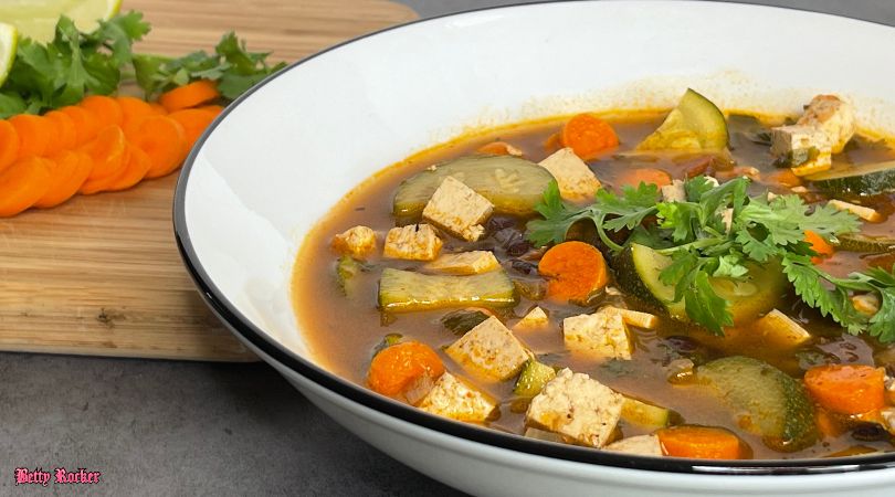 Fast Tortilla Soup with Tofu