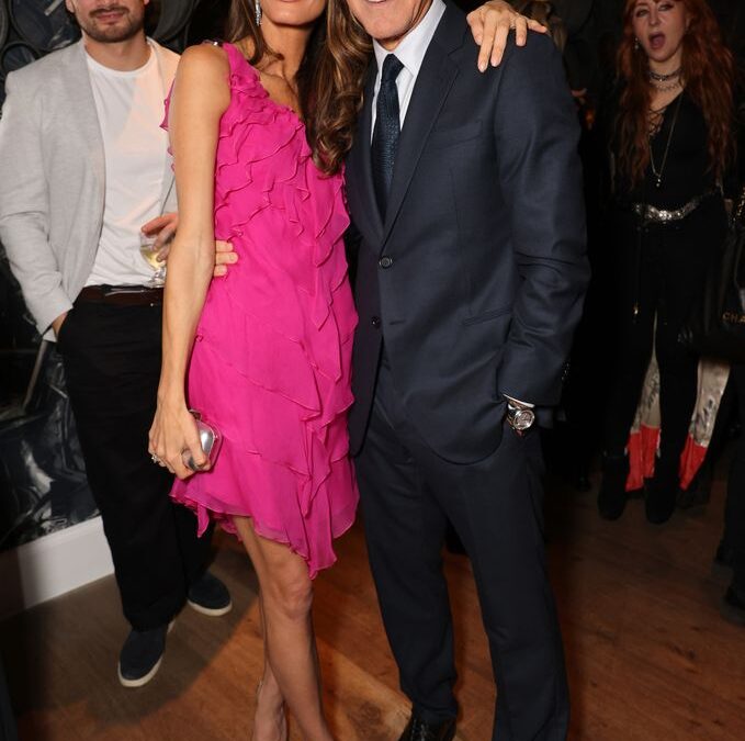 Amal Clooney is the last word London occasion woman in ruffled mini costume