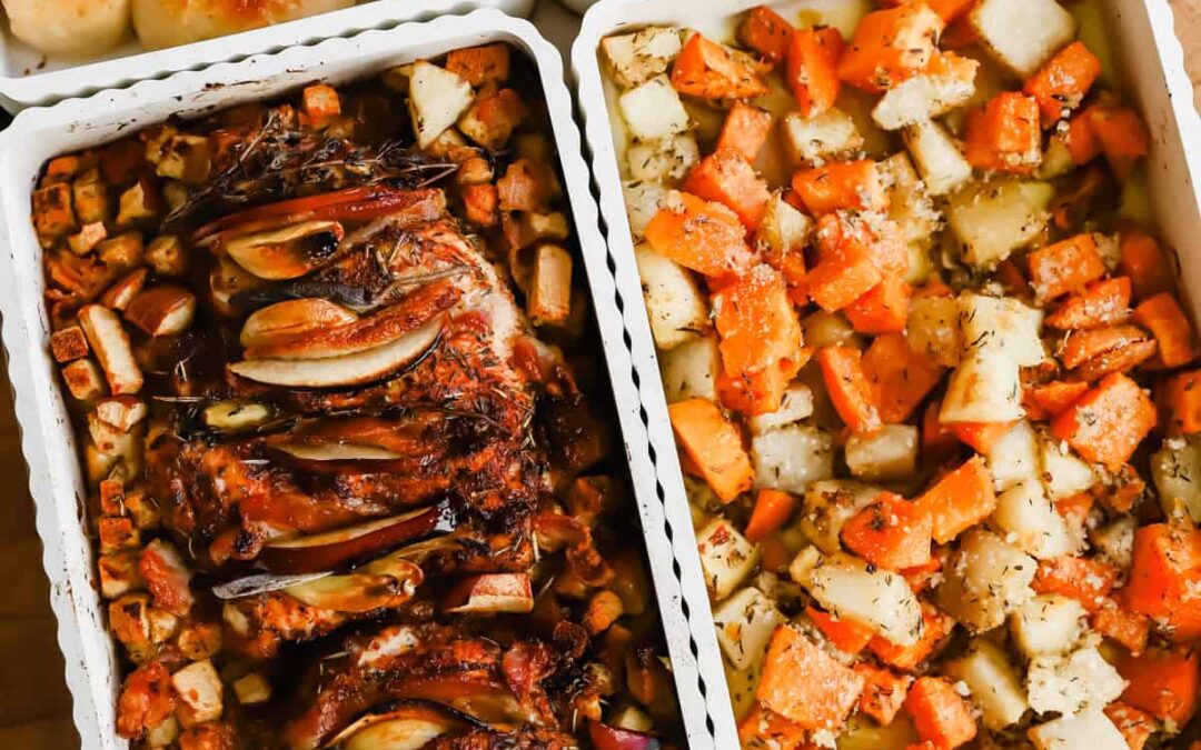 Straightforward Sheet Pan Thanksgiving Dinner for 4