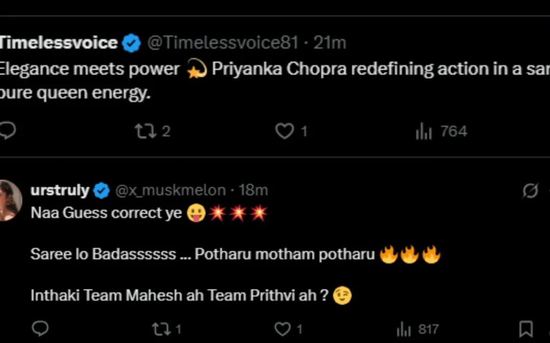 SSMB29 GlobeTrotter: SS Rajamouli exhibits myriad shades of Priyanka Chopra aka Mandakini, do not miss what netizens should say