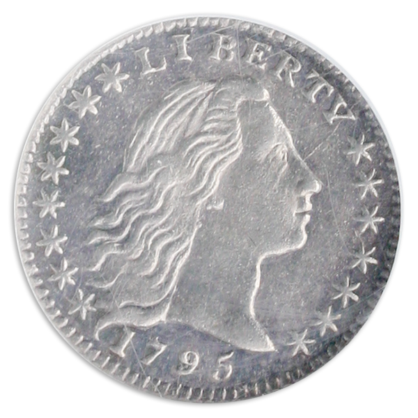 1795 Flowing Hair Half Dime