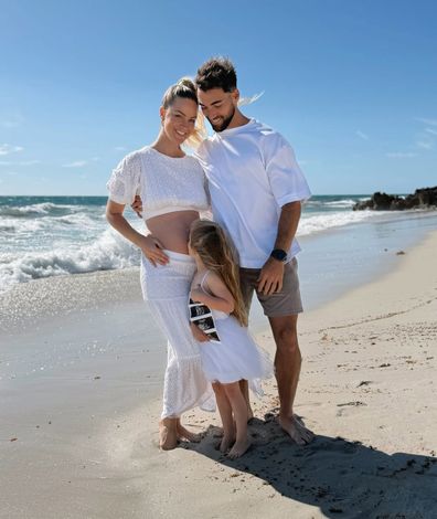 Aussie mannequin and Former Miss Universe Australia Renae Ayris anticipating second baby with husband Andrew Papadopoulos