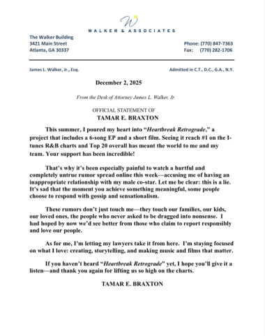 Tamar Braxton Threatens Authorized Motion Over Mendeecees Affair Rumors