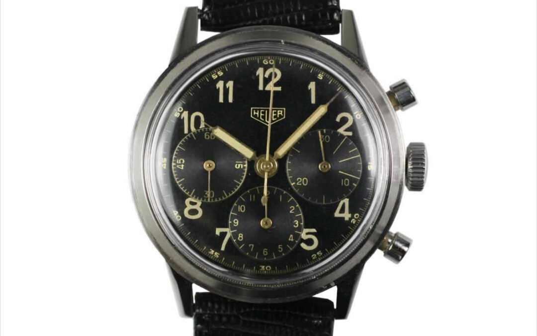 Classic Nineteen Fifties Heuer “Pre-Carrera” Chronograph